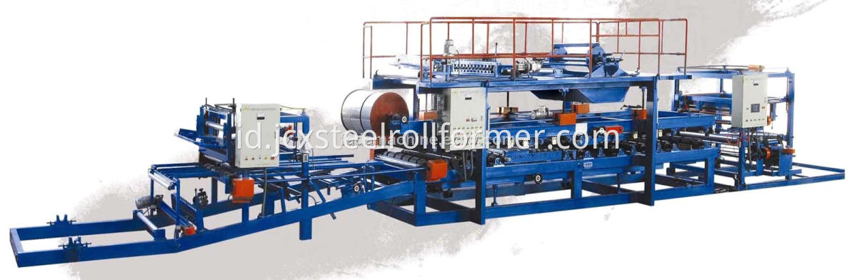 Fireproof Rock Wool Sandwich Panel Making Machine Line